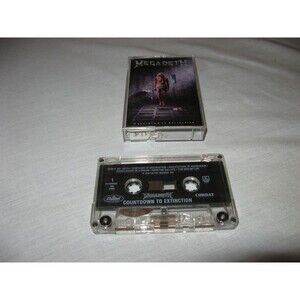 Megadeth Countdown To Extinction Cassette Tape Metal Rock 1992